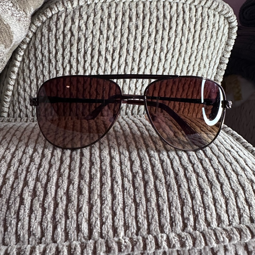 EUC Lane Bryant Brown Aviator Sunglasses